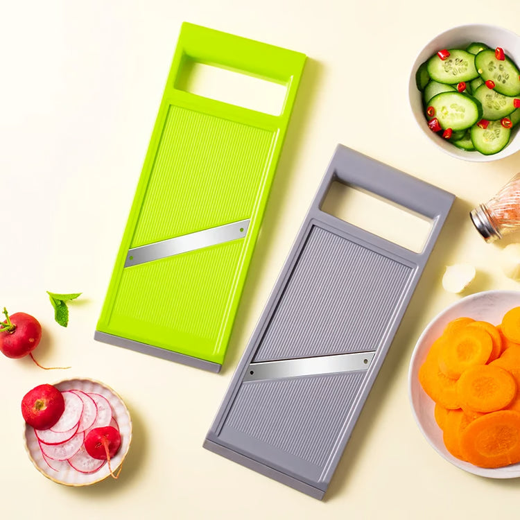 Multifunctional Vegetable Cutter & Mandoline Slicer with Steel Blade, Versatile Kitchen Tool for Potato, Carrot