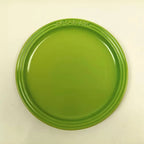 Rainbow Enamel Dinner Plates Set Colorful Round Decorative Tableware