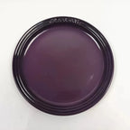 Rainbow Enamel Dinner Plates Set Colorful Round Decorative Tableware