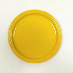 Rainbow Enamel Dinner Plates Set Colorful Round Decorative Tableware