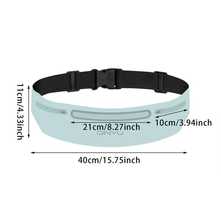 Running Pouch Belt Portable, Sports Waist Pack Fanny Pack Wallet Adjustable, Phone Holder Men Women Gym Bum Bag